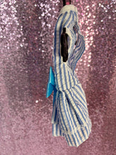 Load image into Gallery viewer, Blue Bow Puppy Dress (XS)