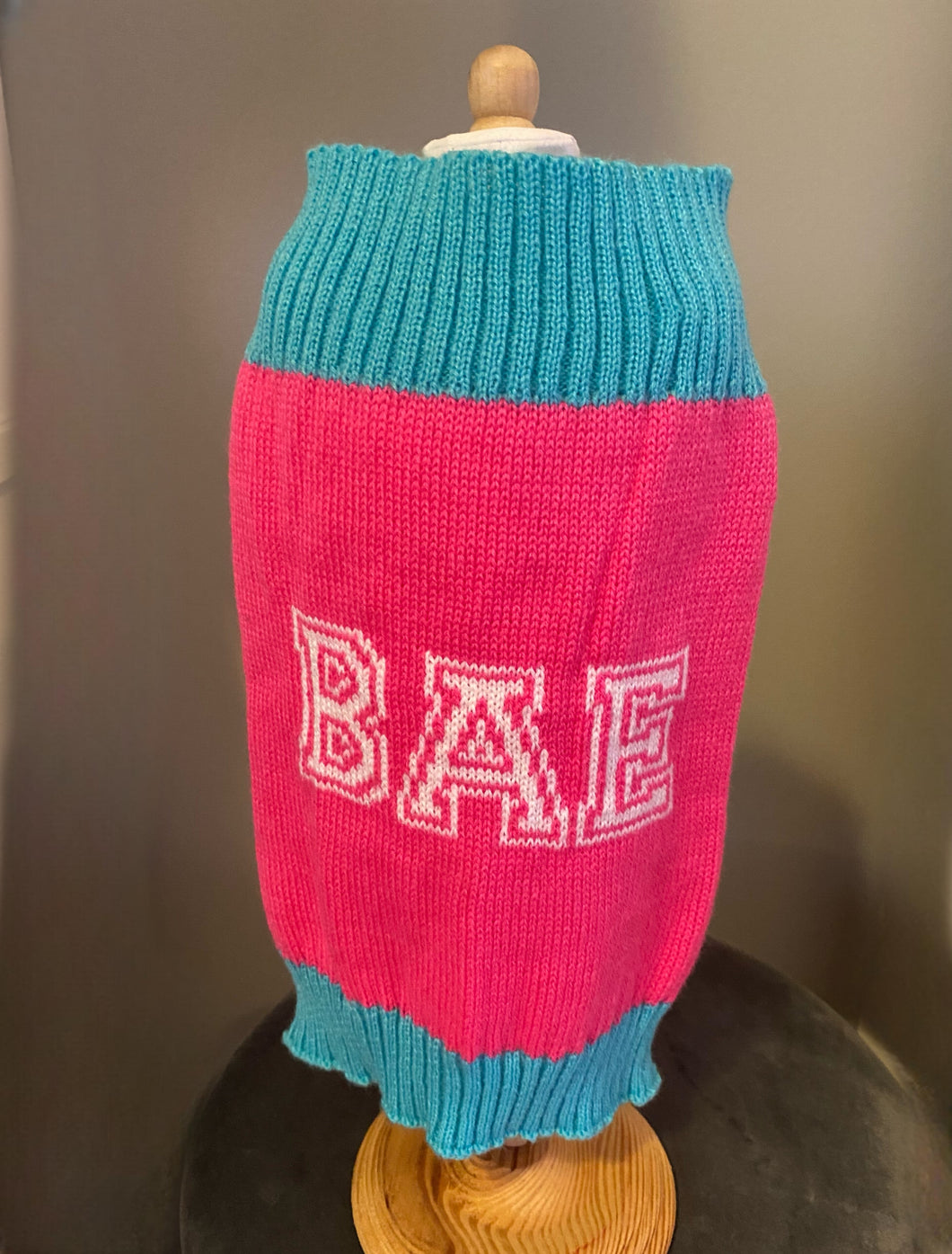 BAE Bright Pink & Blue  Sweater