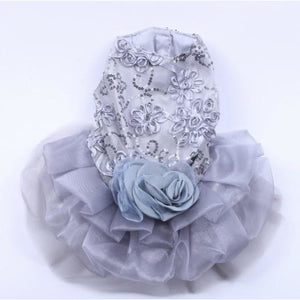 Gorgeous Sequence Gray Tutu Dress